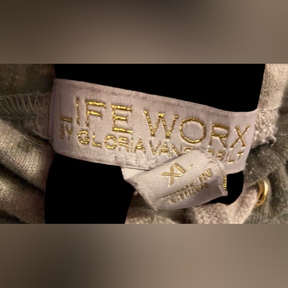 Life worx by Gloria Vanderbilt Joggers camo print Womens size XL - Picture 6 of 7